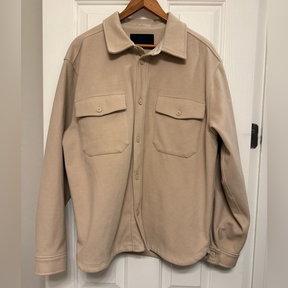 Oak + Fort Heavy Shacket — Men’s Large